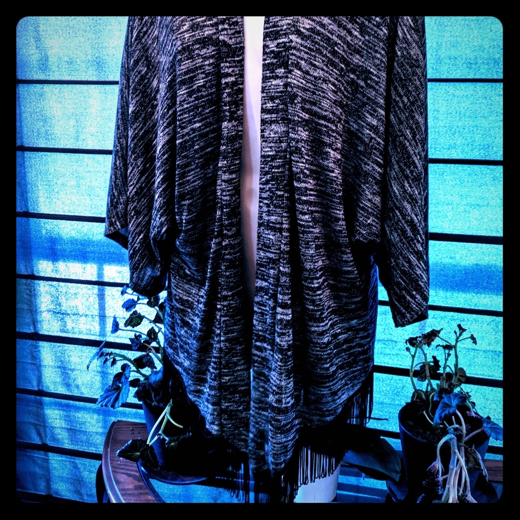 French Laundry Brand Fringe Cardigan Womens Small